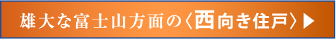 雄大な富士山方面の〈西向き住戸〉▶