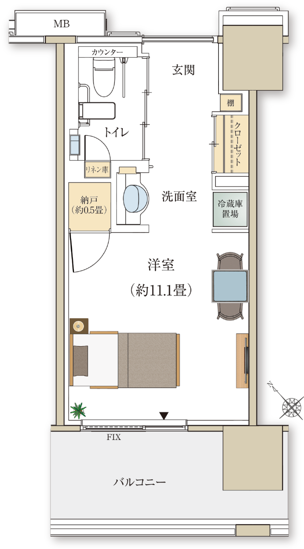介護居室間取り図